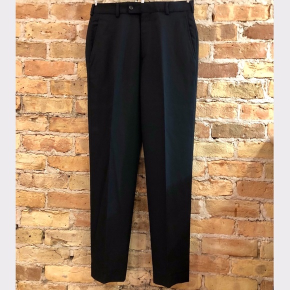 DKNY Men's Black Mid-Weight Wool 3 Button Front Suit 40R - Picture 9 of 15